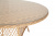 "Эспрессо" плетеный круглый стол, диаметр 150 см, цвет соломенный