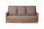"Гляссе" диван трехместный из искусственного ротанга, цвет коричневый