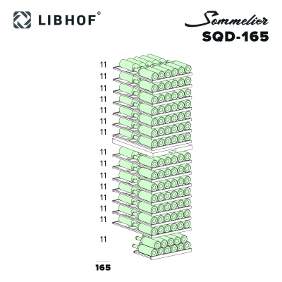 Винный шкаф Libhof SQD-165 Black