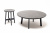 "Альберто" интерьерный стол из HPL круглый, D80, H34, цвет "серый гранит"